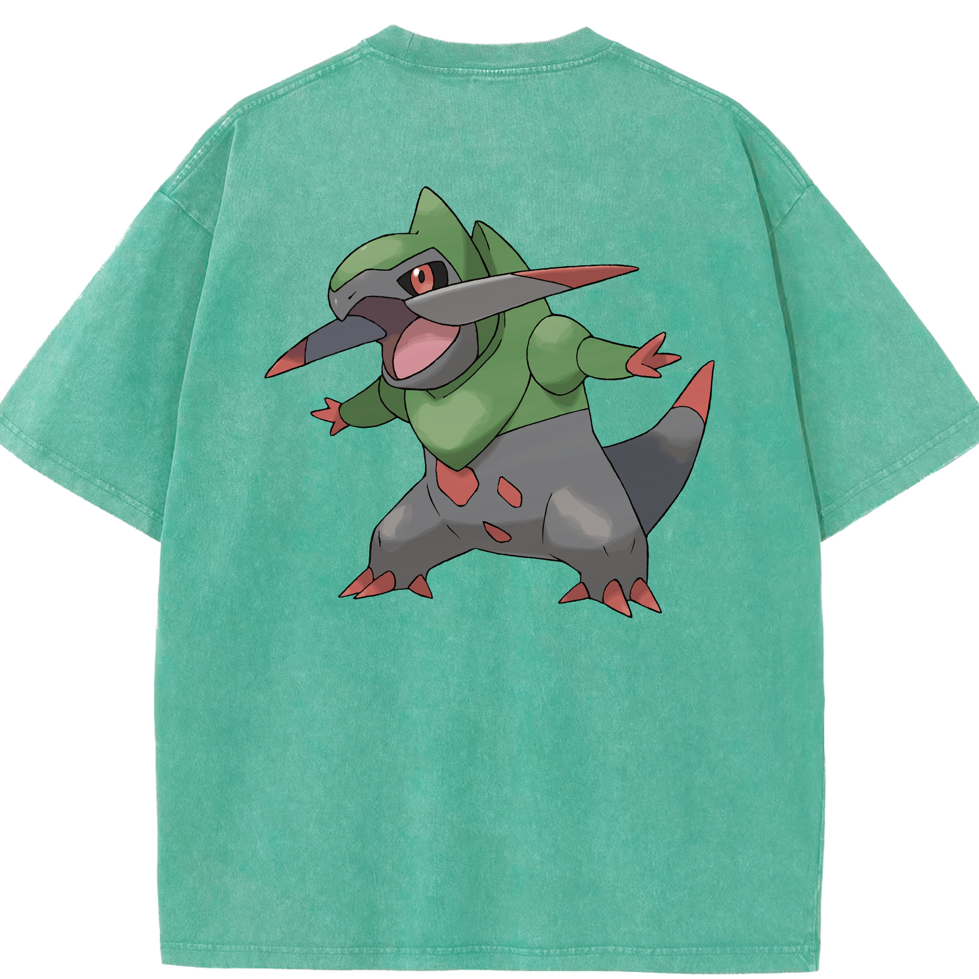 （画像用） ポケットモンスター Pokémon 綿100% ヴィンテージ風 半袖Tシャツ（背面プリント）